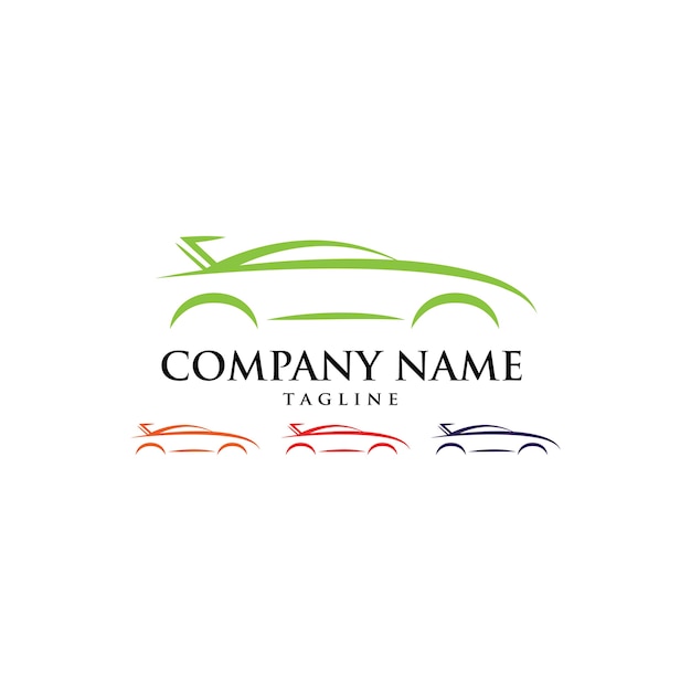 Car Service Automotive Race Logotipo