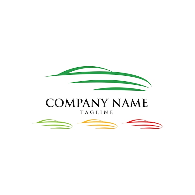Car Service Automotive Race Logotipo