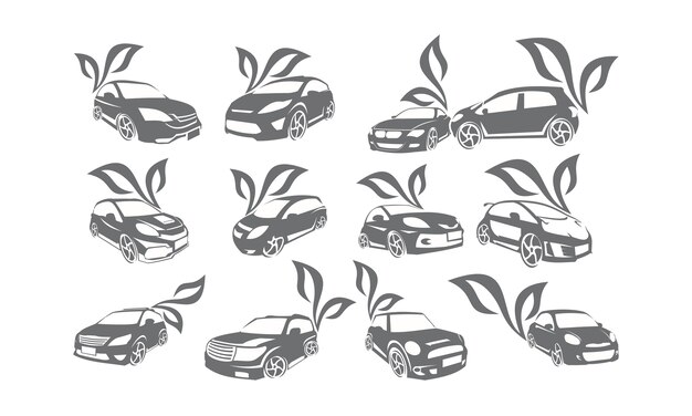 Car Service Logo Set Bundle Collections