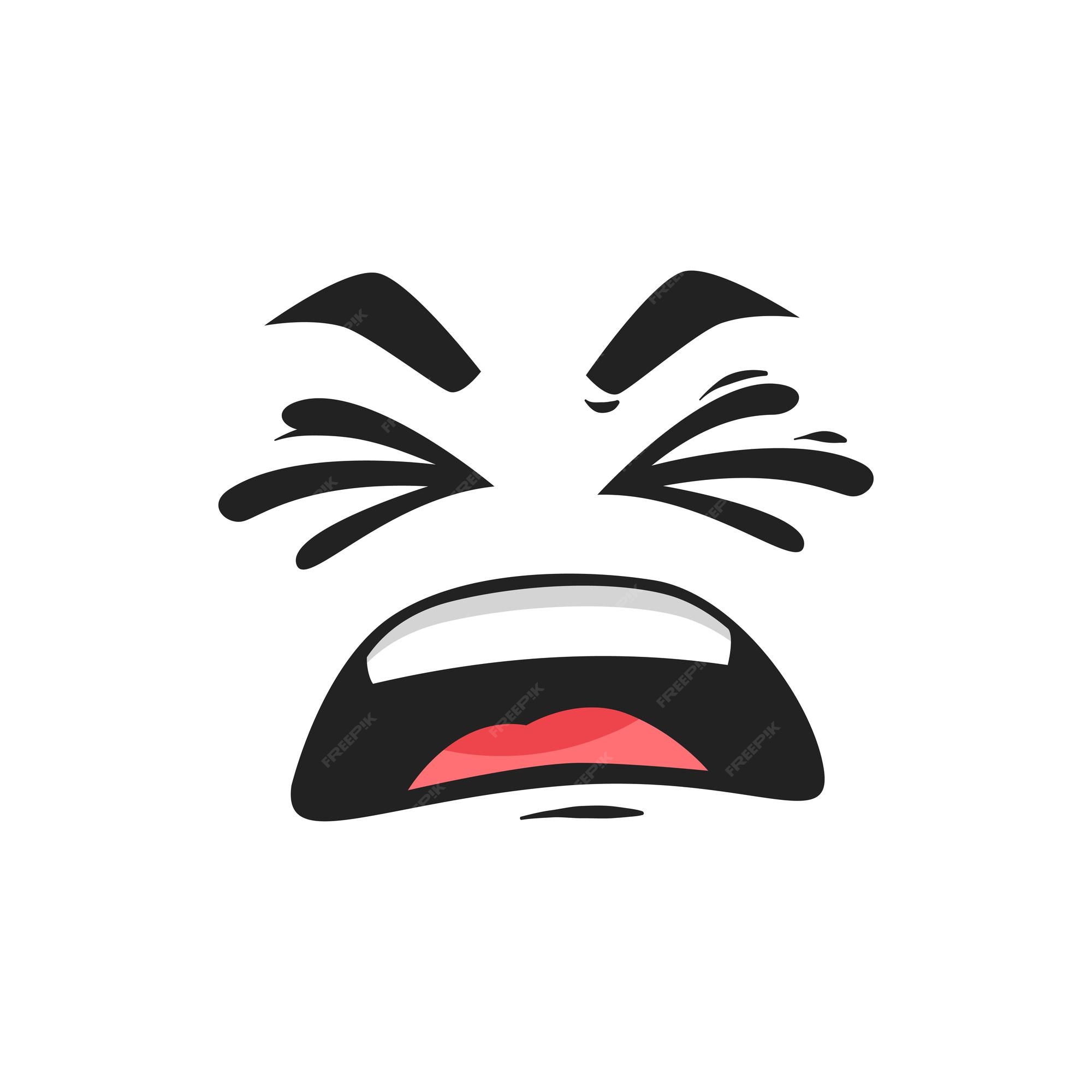 Cara de dibujos animados asco o estornudos emoción vectorial con los ojos cerrados y la boca abierta aversión al gusto agrio expresión facial emoji divertido emoji travieso o repugnante | Vector Premium Cara de dibujos animados asco o estornudos emoción vectorial con los ojos cerrados y la boca abierta aversión al gusto agrio expresión facial emoji divertido emoji travieso o repugnante | Vector Premium
