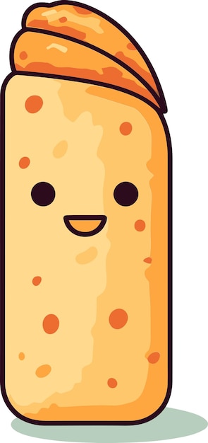 una cara de dibujos animados con una cara sonriente en ella