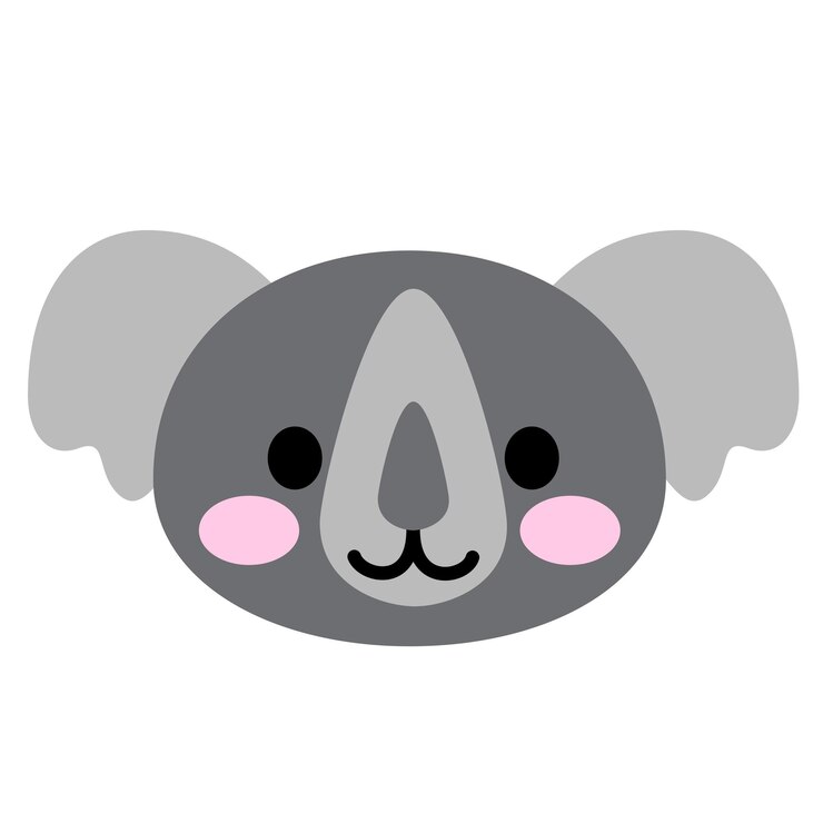 Cara de koala durmiente