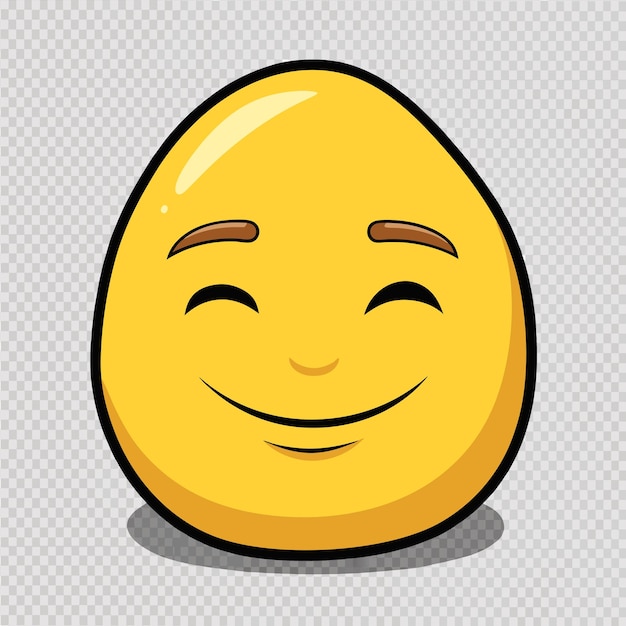 una cara sonriente amarilla con una sonrisa en ella