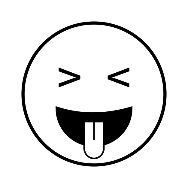 Una cara sonriente con una gran sonrisa en ella