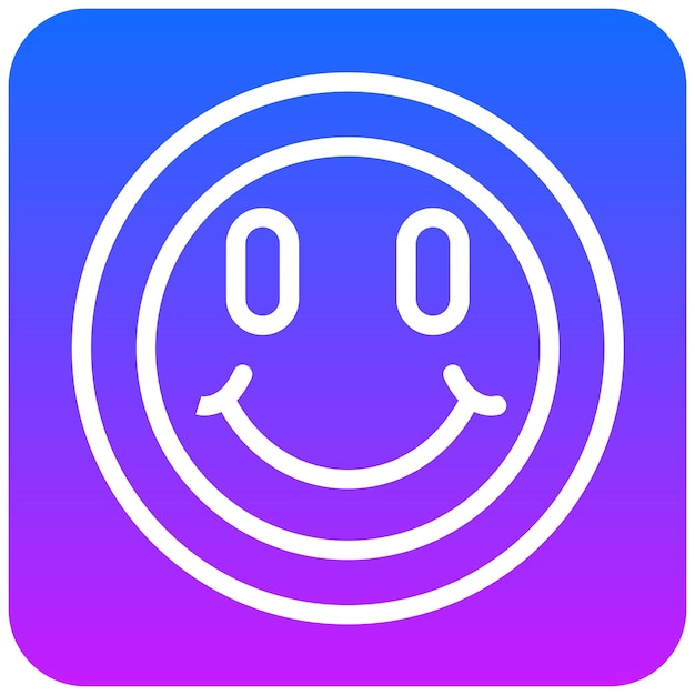 una cara sonriente con una sonrisa en ella