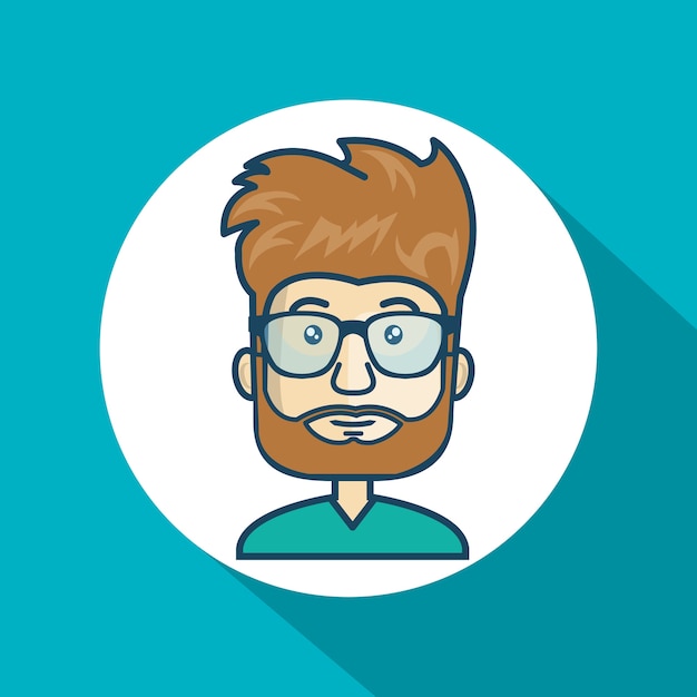 carácter chico avatar internet