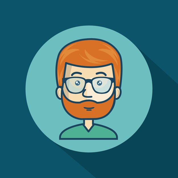 carácter chico avatar internet