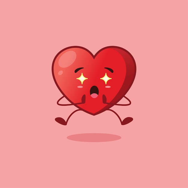 carácter del corazón asombrado