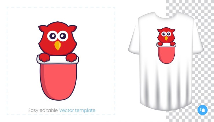 Vector carácter de pájaro lindo. estampados en camisetas, sudaderas, fundas para teléfonos móviles, souvenirs.