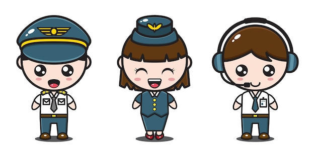 Carácter de piloto, asistente de vuelo y operador del avión