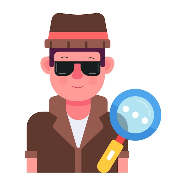El carácter práctico y plano de un detective