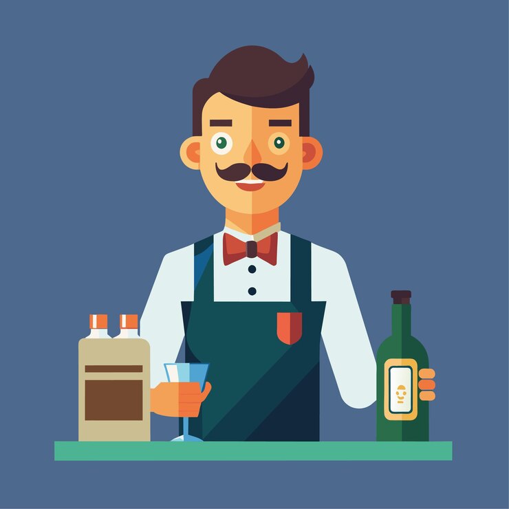 Vector carácter vectorial de biólogo en estilo plano