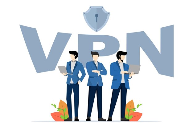 los caracteres acceden a los sitios utilizando servicios VPN para eludir el bloqueo y el desbloqueo