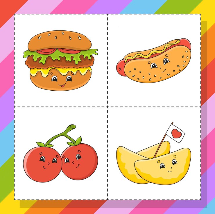 Vector caracteres lindos elemento de diseño plantilla para sus libros de diseño pegatinas tarjetas carteles ropa dibujos animados aislados en fondo blanco ilustración vectorial