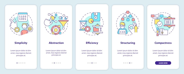 Características de los lenguajes de programación que incorporan la pantalla de la aplicación móvil