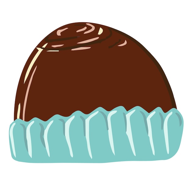 Caramelo de chocolate barra de chocolate piezas aisladas leche y chocolate blanco Ilustración de dibujos animados