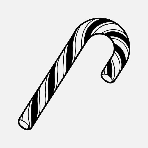 Caramelos de Navidad Caramelo de vacaciones Vector de corte de archivo Cricut silueta