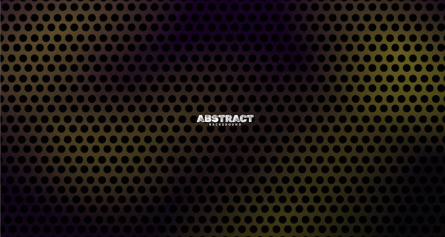 Carbono negro con vector de fondo de luz amarilla