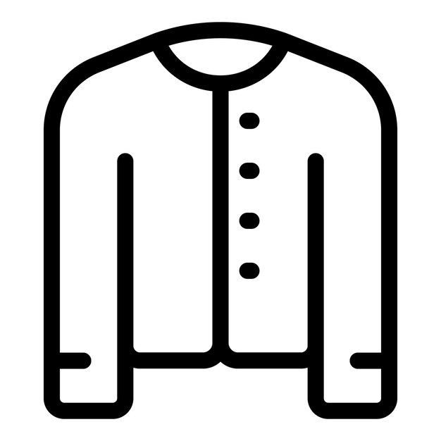 Cardigan con botones y esposas para hombre de negocios o empleado de oficina