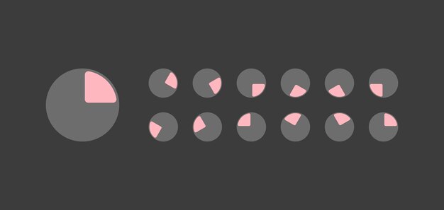 Carga de icono de búfer de carga girador de hoja de sprite rotación de juego web diseño ui