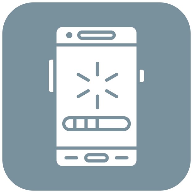 Carga de imagen vectorial de íconos Se puede utilizar para el desarrollo de aplicaciones móviles