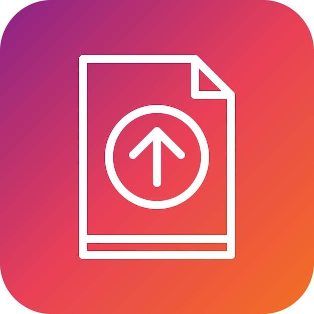 Cargar la ilustración del diseño del icono vectorial