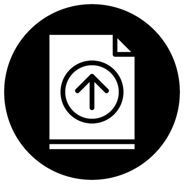 Cargar la ilustración del diseño del icono vectorial
