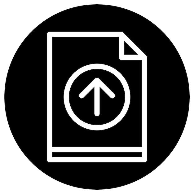 Cargar la ilustración del diseño del icono vectorial