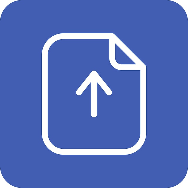 Cargar imagen vectorial de icono de papel Se puede usar para la interfaz de usuario