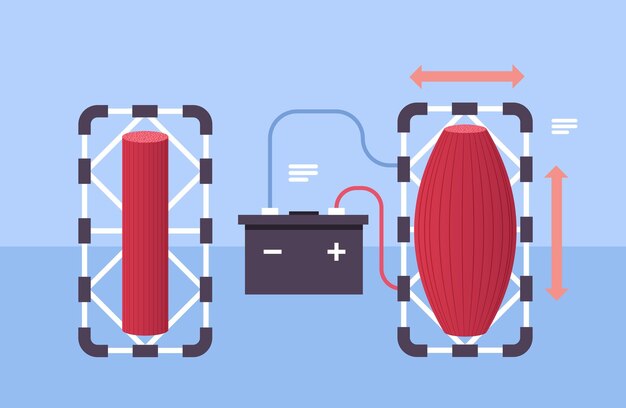 Vector carne cruda roja cultivada hecha de células animales concepto de producción de carne cultivada en laboratorio artificial proceso biotecnológico