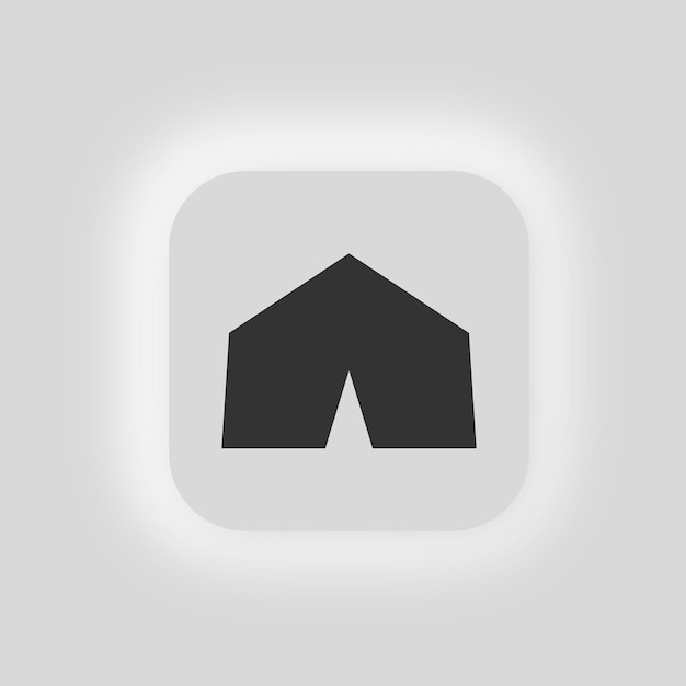 Carpa icono Camping ilustración símbolo marquesina vector
