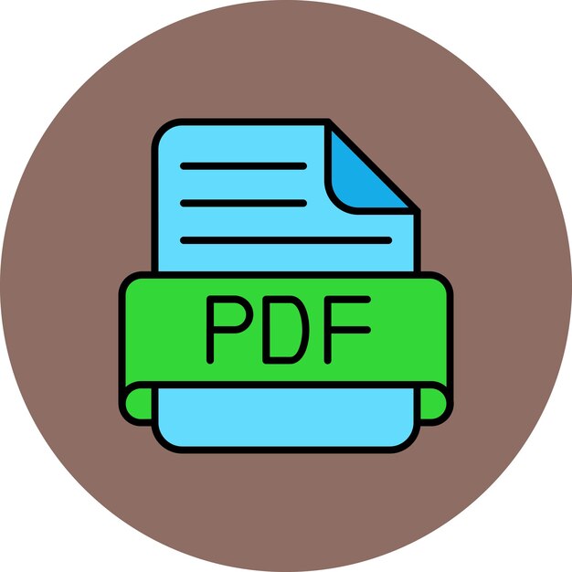 una carpeta azul y verde con la palabra p p