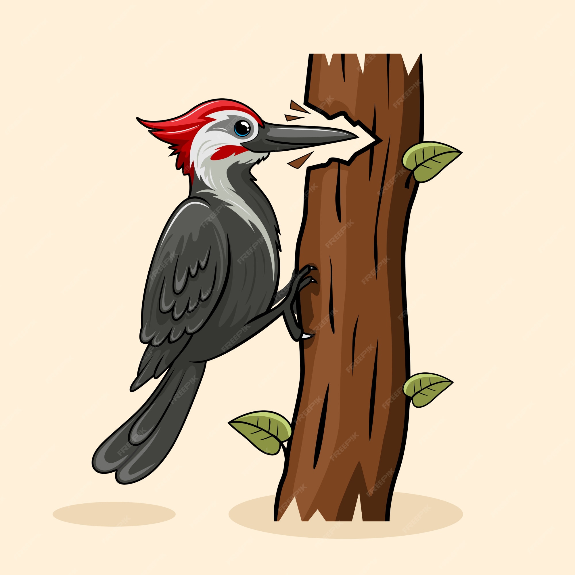 Detalle 22+ imagen dibujos de un pájaro carpintero