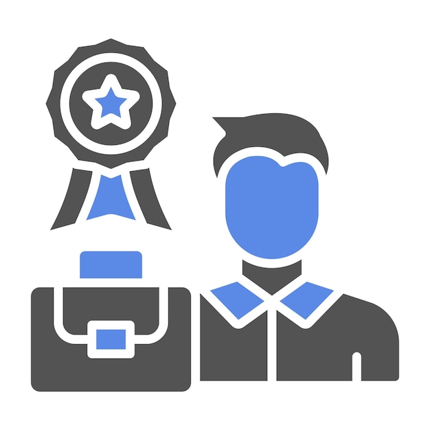 Carrera de diseño vectorial Estilo de icono de experto