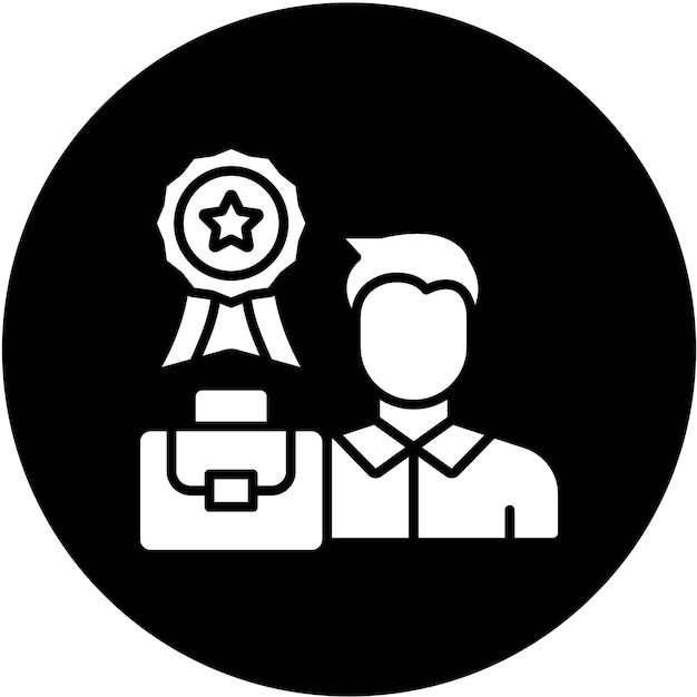 Carrera de diseño vectorial Estilo de icono de experto