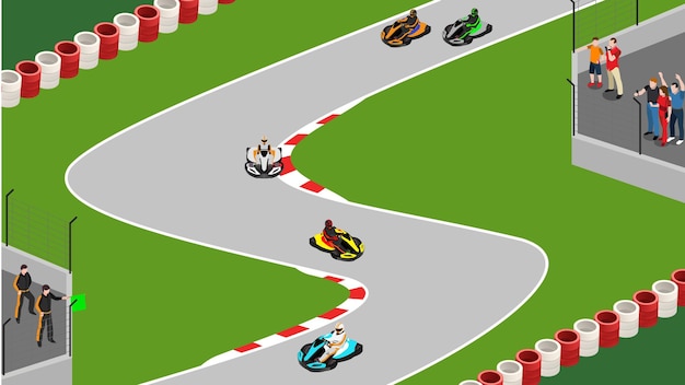 Carreras de karts isómicas