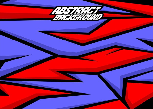 Carreras de rayas abstractas de fondo con blackelectric blueand rojo vector gratis