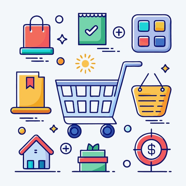 Carrito de compras con entrega y pago de productos
