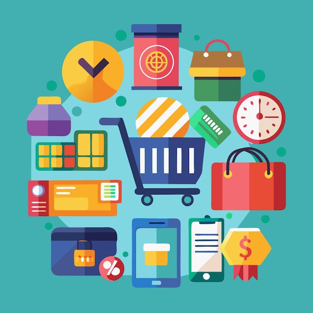 Carrito de compras en línea con descuentos y entrega rápida