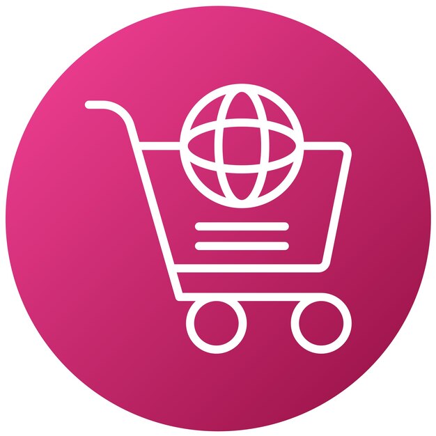 un carrito de compras rosa con un letrero que dice compras