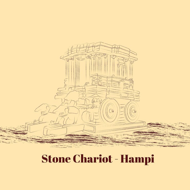El carruaje de piedra Hampi