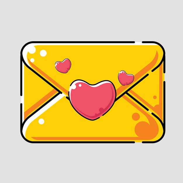 carta de amor ilustrada