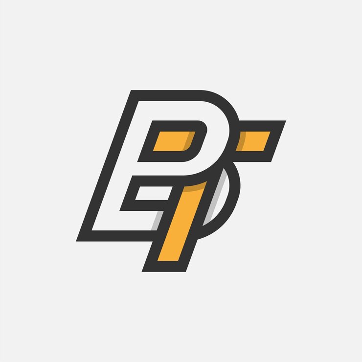 Vector carta bt o tb logo monograma elemento de plantilla de diseño de la letra b del logotipo con combinación de t