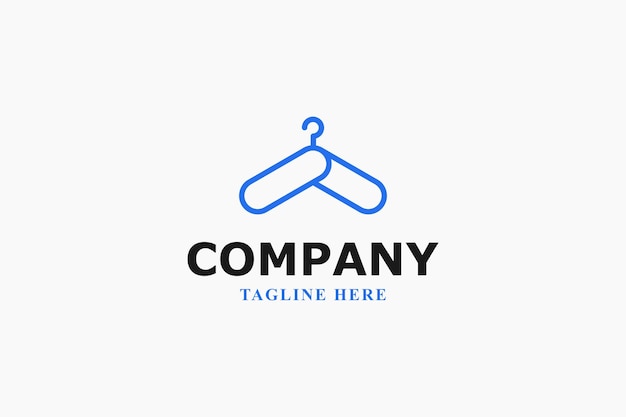 una carta colgante de ropa y el logotipo de la tienda de ropa