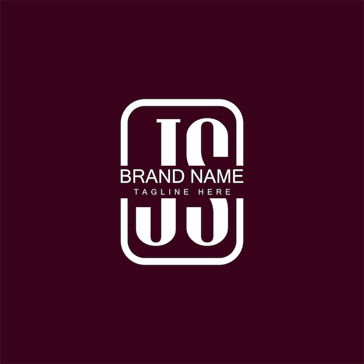 Vector carta creativa js diseño de logotipo plantilla vectorial inicial enlazada carta js diseño del logotipo