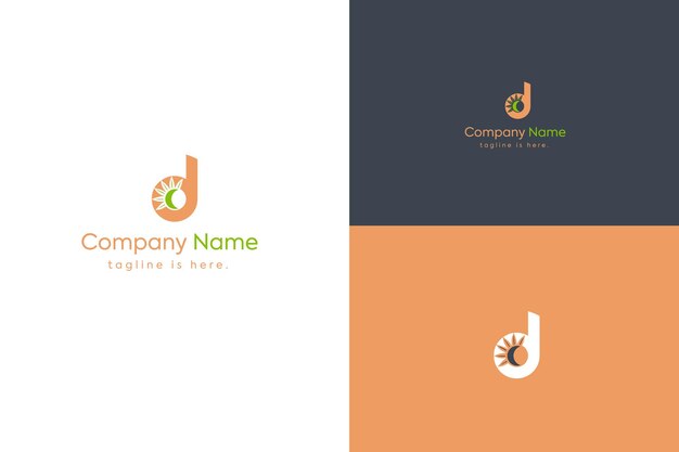 Vector carta de un diseño de logotipo