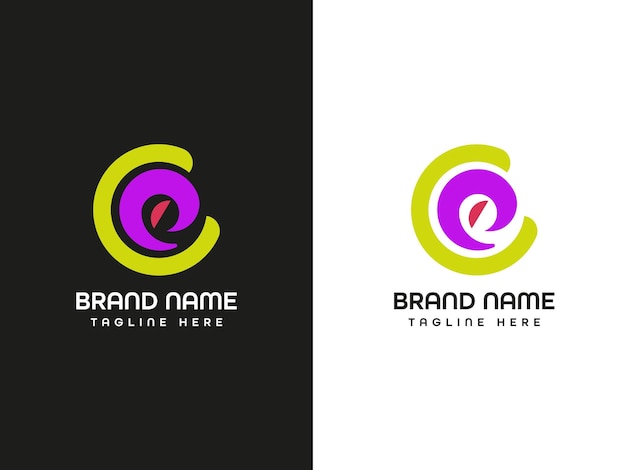 Vector carta de un diseño de logotipo