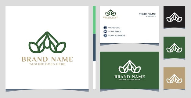 Carta de lujo una letra natural un logotipo de joyería logotipo de café logotipo de cosméticos