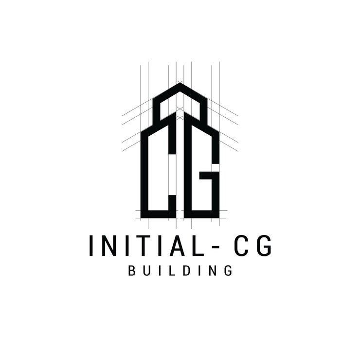 Vector carta marca cg logotipo creativo