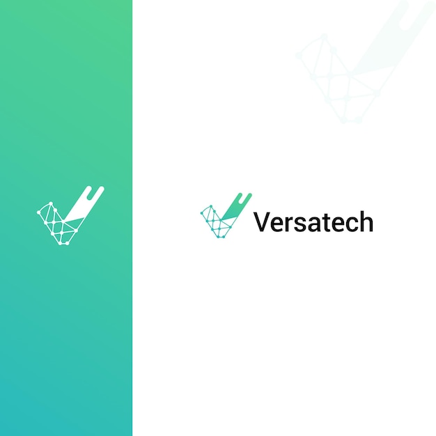 Carta moderna v tecnología Logotipo